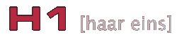 H1 [haar eins]